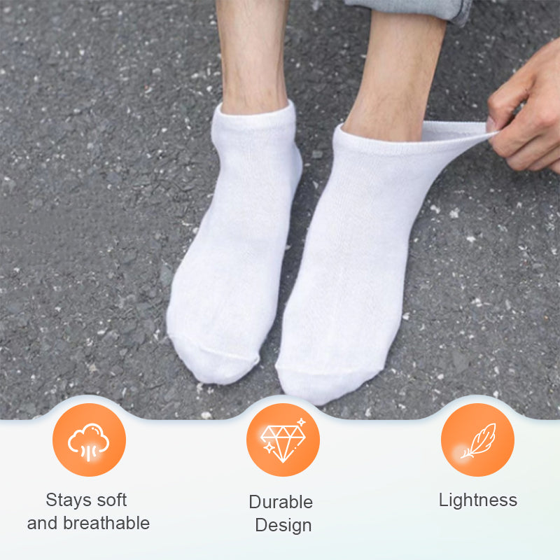 Breathable Cotton Blend Athletic Socks