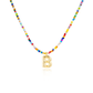 💜 LAATSTE DAG ACTIE – 56% KORTING 💜 Letter Kralenketting voor Dames 🔤 A-Z