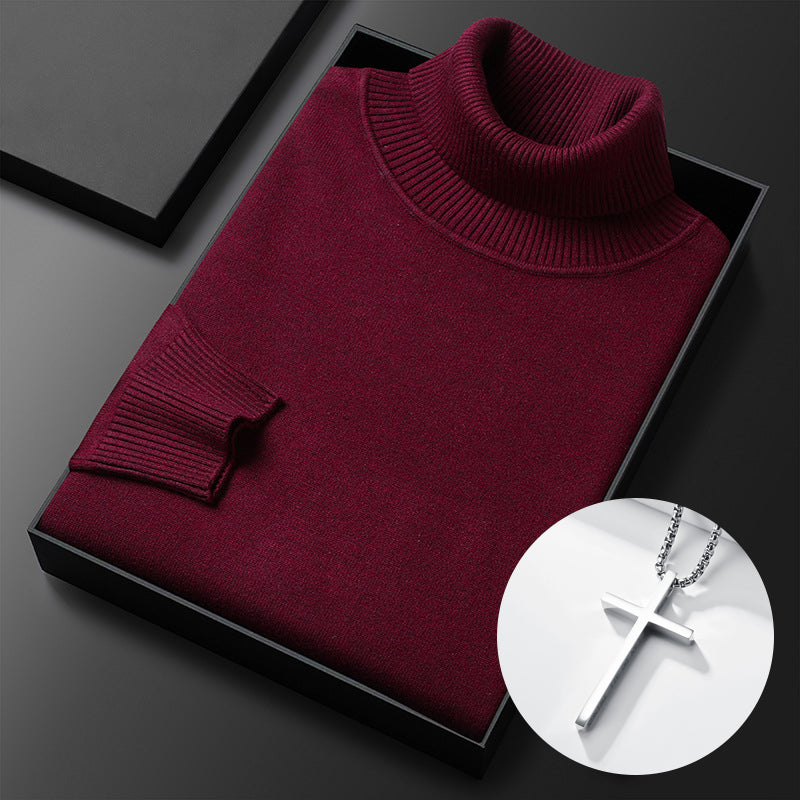 ⏳ Hot Sale!  ⏰Men's Solid Color Premium Turtleneck Sweater👔