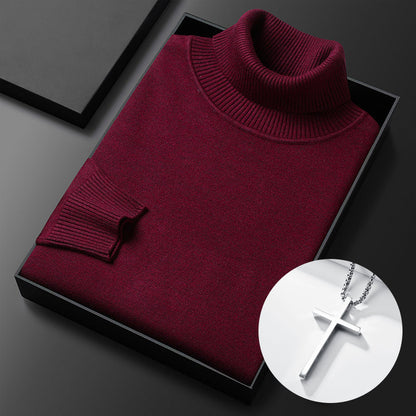 ⏳ Hot Sale!  ⏰Men's Solid Color Premium Turtleneck Sweater👔