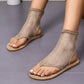 💎 Mesh Diamond Sexy Lace Flat Sandals