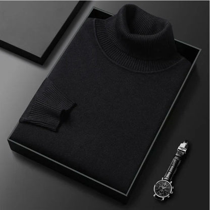 ⏳ Hot Sale!  ⏰Men's Solid Color Premium Turtleneck Sweater👔
