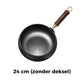 🔥Uitverkoop 50% UIT🔥Ongecoate Dikke IJzeren Pan💥💥💥Gratis verzending