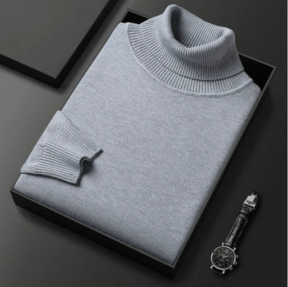 ⏳ Hot Sale!  ⏰Men's Solid Color Premium Turtleneck Sweater👔