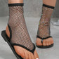 💎 Mesh Diamond Sexy Lace Flat Sandals