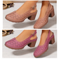 Damesmode Holle Uit Chunky Hoge Hak Sandalen
