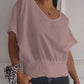 🔥KOOP 2 KRIJG 10% KORTING💝Eenvoudig effen T-shirt met V-hals en halve mouwen💛