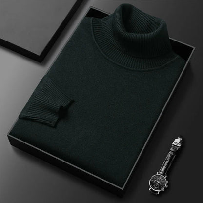 ⏳ Hot Sale!  ⏰Men's Solid Color Premium Turtleneck Sweater👔