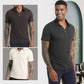 👑 Fliwos Heren T-shirt — ademend, casual met revers, kreukvrij