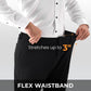 👑 Fliwos® Heren Stretch Kreukvrije Pantalo