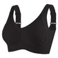🎁Koop 1, krijg 2 gratis, 💕Geribbelde zijden push-up bh voor dames zonder stalen ring, verstelbaar🌸