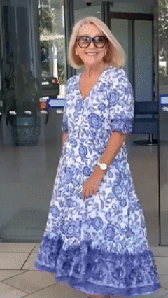 💝Hot Sale💝👗V-neck Cozy Bohemian Latest Style Dress✨