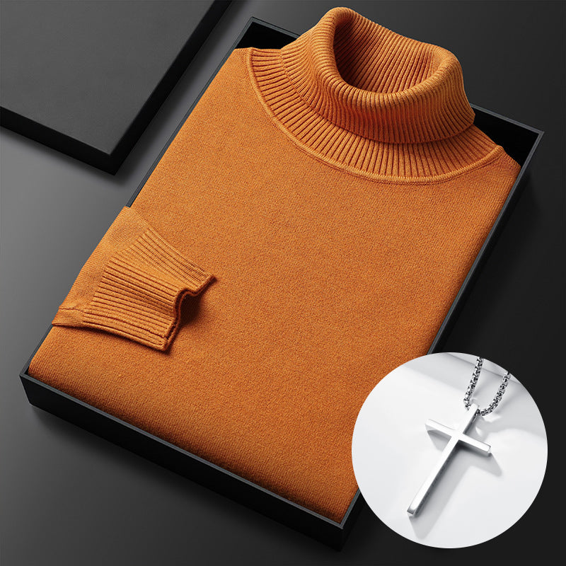 ⏳ Hot Sale!  ⏰Men's Solid Color Premium Turtleneck Sweater👔