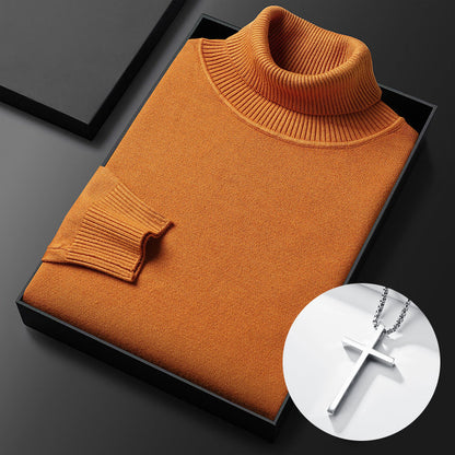 ⏳ Hot Sale!  ⏰Men's Solid Color Premium Turtleneck Sweater👔