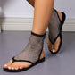 💎 Mesh Diamond Sexy Lace Flat Sandals