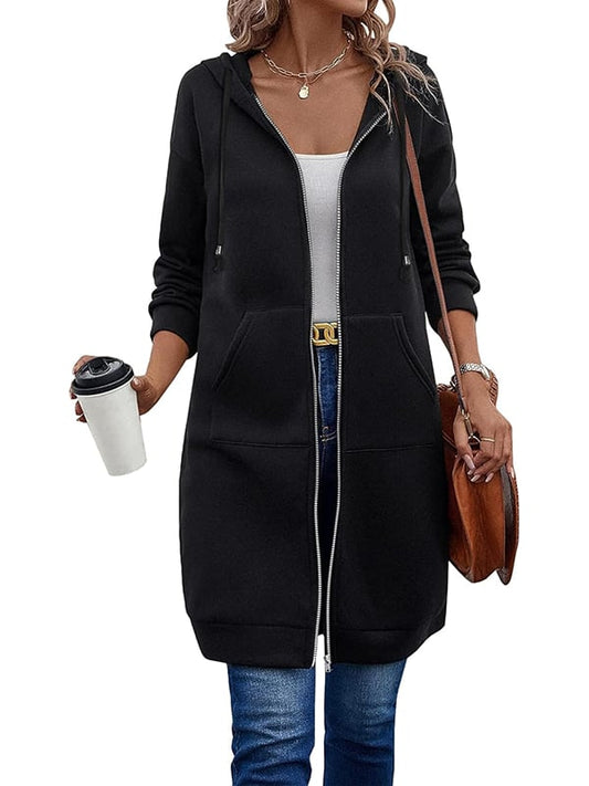 🔥Hot Sale🔥 Vroege Herfst Dames Casual Zip-up Fleece Hoodies 🍂