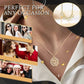 Vier blad hartvorm ketting