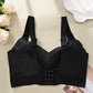 🎁Koop 1, krijg 2 gratis, 💕Geribbelde zijden push-up bh voor dames zonder stalen ring, verstelbaar🌸