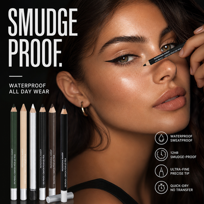 ⏳KJØP 1 FÅ 1 GRATIS!⏰Myk eyelinerblyant som kan gnies ut – Langvarig og uanstrengt blend