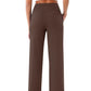 🩷Herfstuitverkoop🩷Plus Size minimalistische baggy stretch casual broek met hoge taille en rechte pijpen