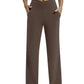 🩷Herfstuitverkoop🩷Plus Size minimalistische baggy stretch casual broek met hoge taille en rechte pijpen