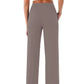 🩷Herfstuitverkoop🩷Plus Size minimalistische baggy stretch casual broek met hoge taille en rechte pijpen