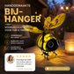 🐝 NÅ 50% RABATT! ☀️ Solcelledrevet hengelampe til bilen – søtt biedesign med hjerteformede vinger – perfekt til hagen og bilen 🌸