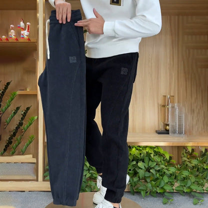 Men’s Corduroy Loose Ankle Banded Pants (50% KORTING)