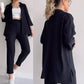 🌸Nieuw Binnen! 50% KORTING💖 Modieuze Zomer Set – Blouse & Broek (2-delig)