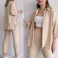 🌸Nieuw Binnen! 50% KORTING💖 Modieuze Zomer Set – Blouse & Broek (2-delig)