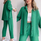 🌸Nieuw Binnen! 50% KORTING💖 Modieuze Zomer Set – Blouse & Broek (2-delig)