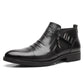 👞 Trendy leren boots met dubbele rits – perfecte afwerking voor elke look