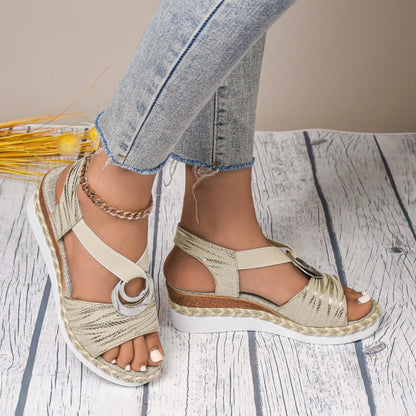 Damesmode Open-teen Sleehak Sandalen