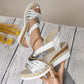 Damesmode Open-teen Sleehak Sandalen
