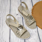 Damesmode Open-teen Sleehak Sandalen