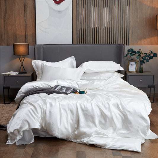 ✅Gratis verzending✈️Luxe Pure Mulberry Silk Beddengoed Vierdelige Set