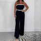 Zomer nieuwe producten hot sale 49% korting🔥Elegante Dames Sling Jumpsuit met Ingebouwde Beha