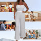 Zomer nieuwe producten hot sale 49% korting🔥Elegante Dames Sling Jumpsuit met Ingebouwde Beha
