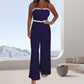 Zomer nieuwe producten hot sale 49% korting🔥Elegante Dames Sling Jumpsuit met Ingebouwde Beha