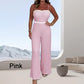 Zomer nieuwe producten hot sale 49% korting🔥Elegante Dames Sling Jumpsuit met Ingebouwde Beha