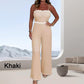 Zomer nieuwe producten hot sale 49% korting🔥Elegante Dames Sling Jumpsuit met Ingebouwde Beha