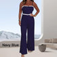 Zomer nieuwe producten hot sale 49% korting🔥Elegante Dames Sling Jumpsuit met Ingebouwde Beha