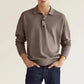 Herfstuitverkoop - heren lente en herfst mode casual los revers shirt met lange mouwen