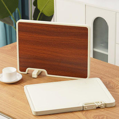 🔥Uitverkoop 50% korting🔥Double Sided Antibacterial Cutting Board with Stand🔪