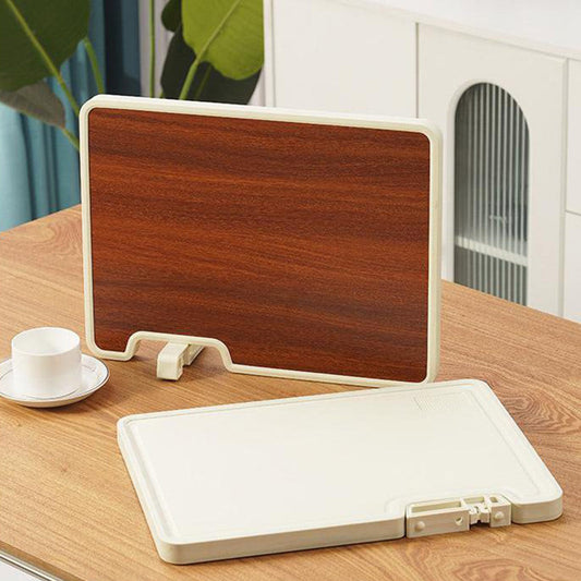 🔥Uitverkoop 50% korting🔥Double Sided Antibacterial Cutting Board with Stand🔪