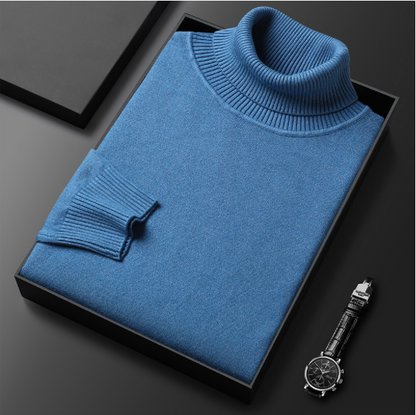 ⏳ Hot Sale!  ⏰Men's Solid Color Premium Turtleneck Sweater👔