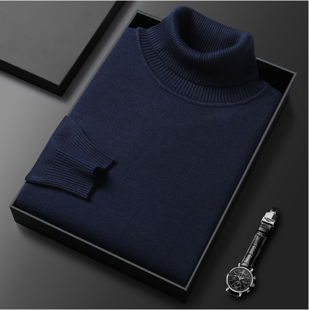 ⏳ Hot Sale!  ⏰Men's Solid Color Premium Turtleneck Sweater👔