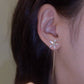 Shiny Diamond Flower Earring Tassel