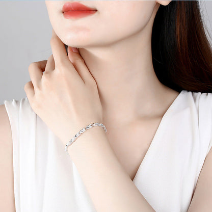 🍀✨ Elegante Sprankelende Geluksklaverarmband – Tijdloos Ontwerp, Verstelbaar & Hypoallergeen Materiaal（Perfect als Cadeau!）💝