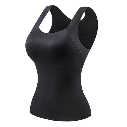 📢50%  OFF!⏰Women’s U-Neck Thermal Tank with Built-In Bra – Warm, Supportive & Braless Comfort ❄️❤️